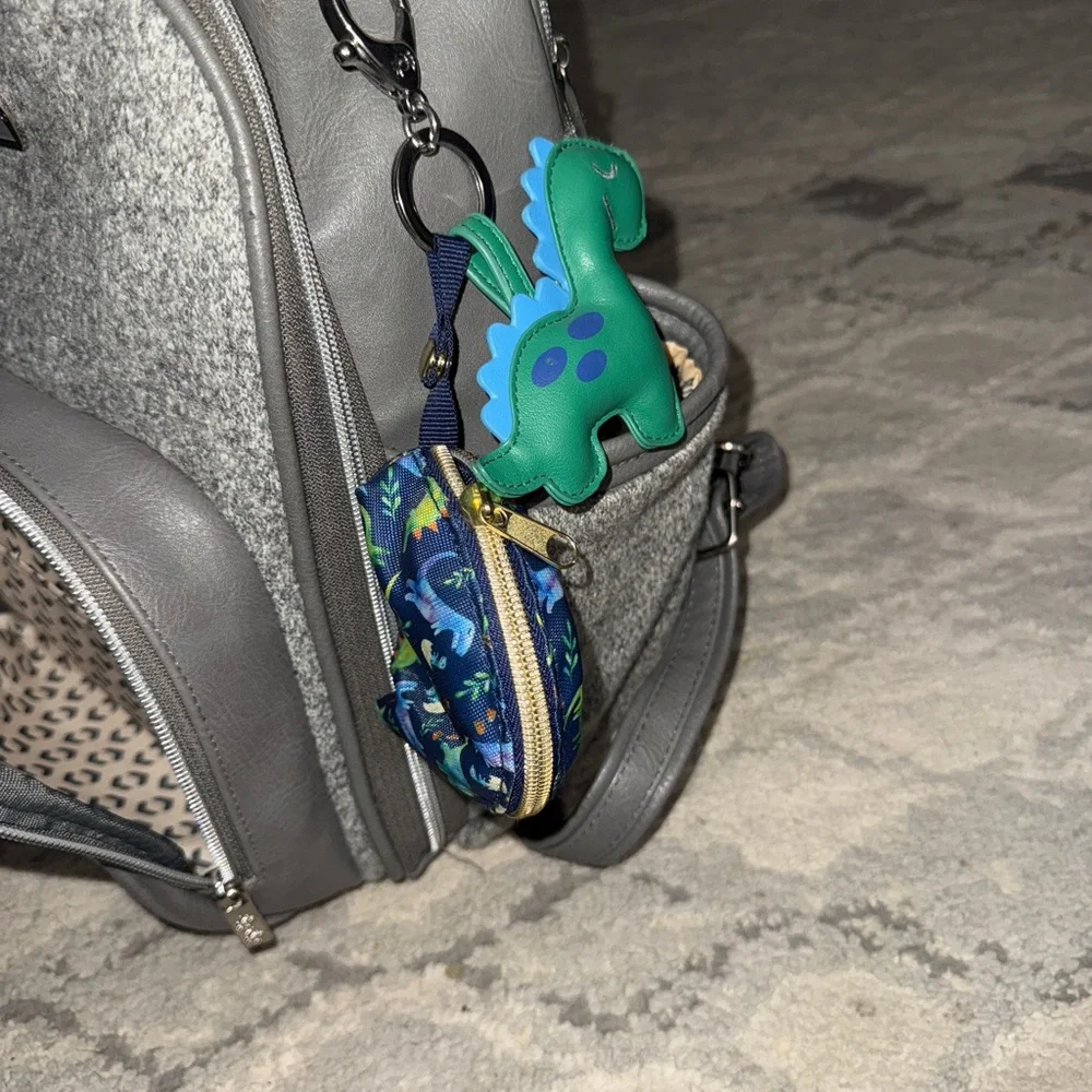 Gray Itzy Ritzy mini diaper bag - Picture 3 of 7